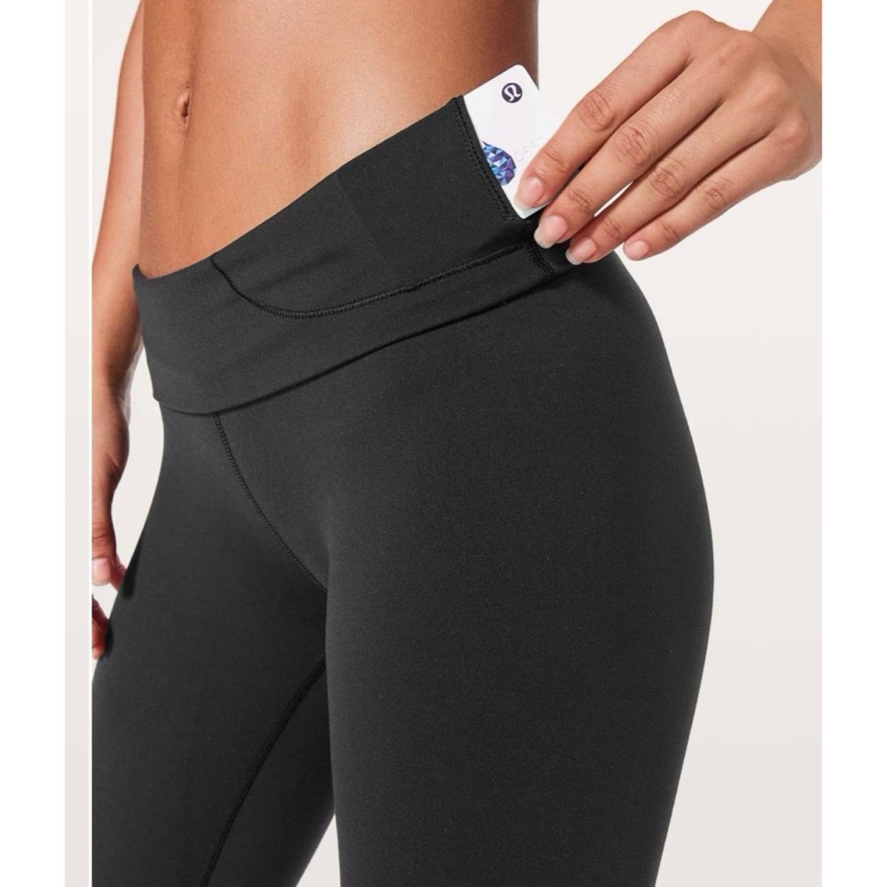 Lululemon Wunder Under Hi-Rise 7/8 Tight *Full-On Luon 25" Black 6 - Picture 4 of 7